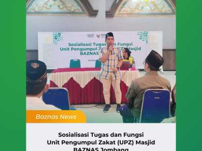 BAZNAS Jombang Sosialisasikan Aplikasi Menara Masjid dan Pembentukan UPZ Masjid Tahun 2025