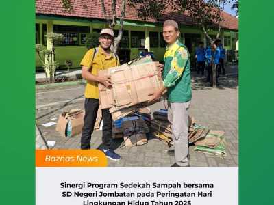 BAZNAS Jombang Luncurkan Program Sedekah Sampah di SDN Jombatan