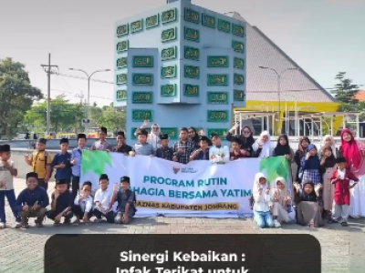 BAZNAS Jombang Tebar Kebahagiaan Lewat Program Santunan Yatim