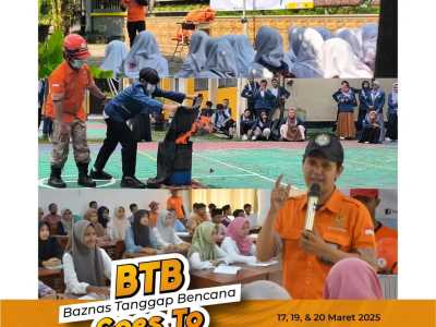 Baznas Tanggap Bencana Goes to School: Edukasi Siaga Bencana di Sekolah- sekolah Jombang
