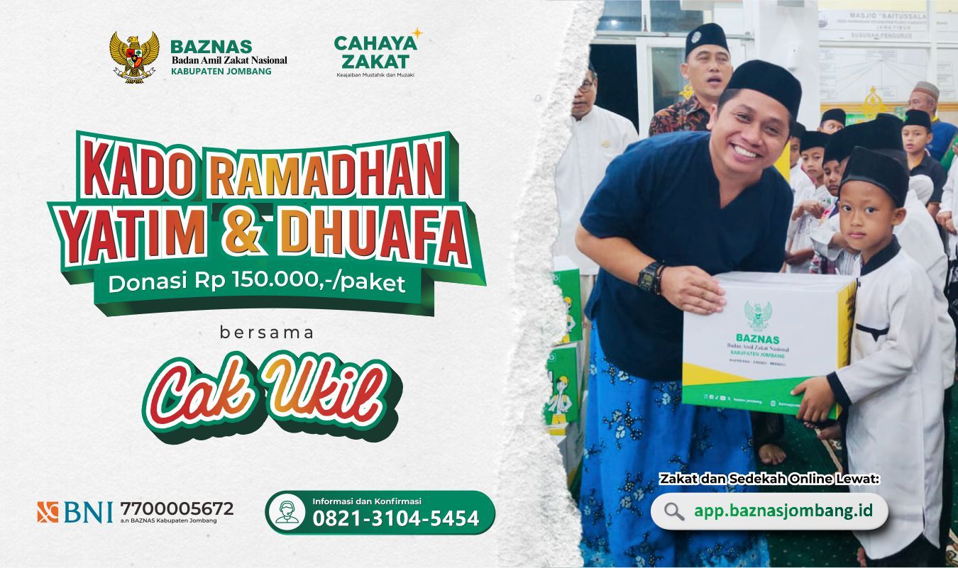 Berbagi Kado Ramadan Yatim Dhuafa bersama Cak Ukil