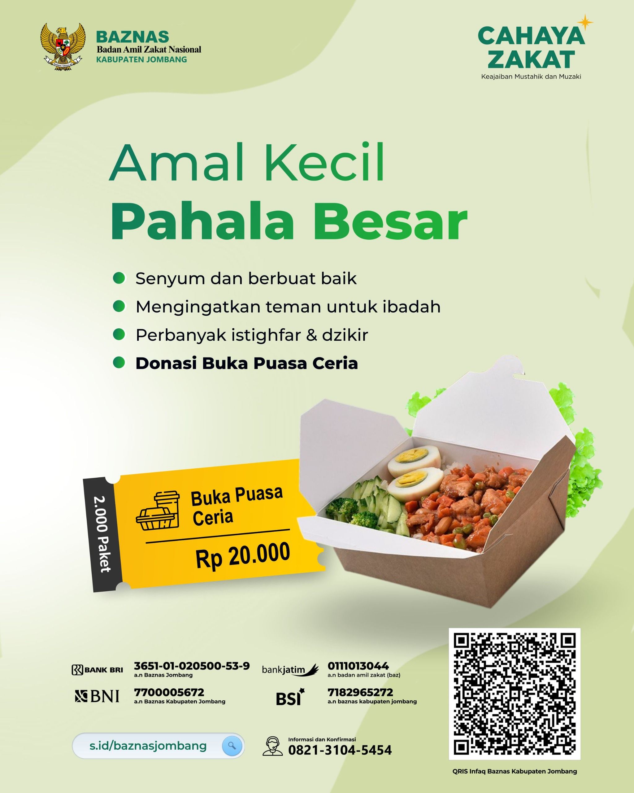 Berbagi Buka Puasa Ceria dengan 20 Ribu Rupiah